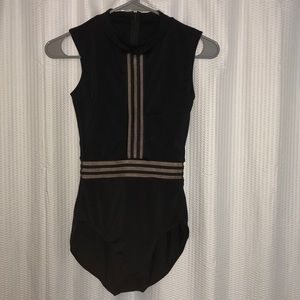 black balera leotard